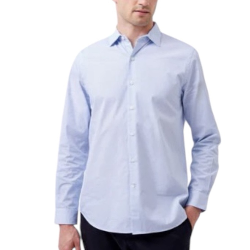 French Connection NWT long sleeve shirt in soft blue large